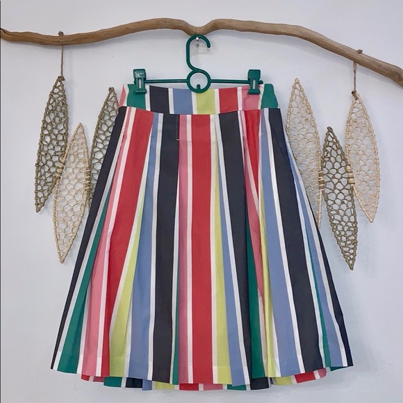 Boden Dresses & Skirts - Boden Cara A-line Colorful Vertical Striped Skirt